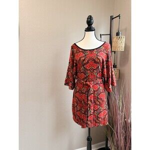 Aryeh Women’s Patterned Sweater Dress,  Wool &  Cashmere, Size Small EUC